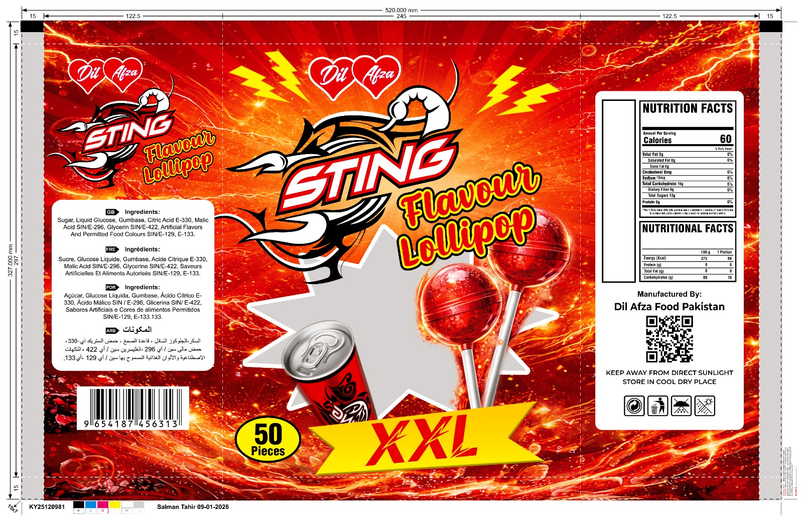 Sting Flavour Design