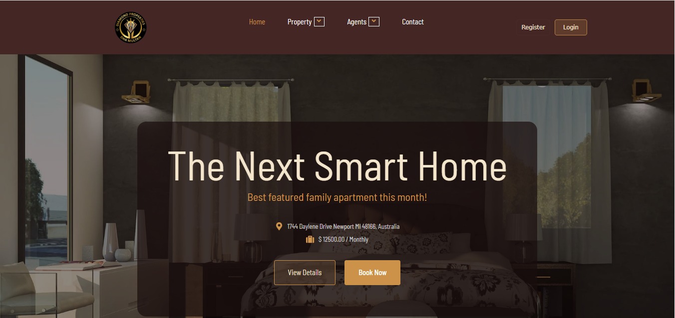 Diamond realestate website